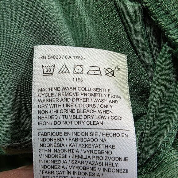 Athleta Brooklyn Ankle Pants Women’s 10 Green Mid Rise, Stretch, Tapered Leg - Picture 8 of 12